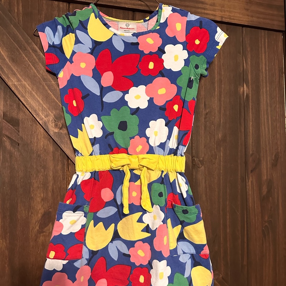 HA tulip print bright color dress size 120
